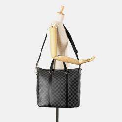 Louis Vuitton Black Damier Graphite Tadao Bag PM
