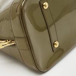 Louis Vuitton Vert Olive Monogram Vernis Alma GM Bag