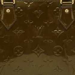 Louis Vuitton Vert Olive Monogram Vernis Alma GM Bag