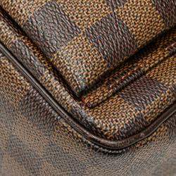 Pre Owned Louis Vuitton Brown Damier Ebene Ravello GM