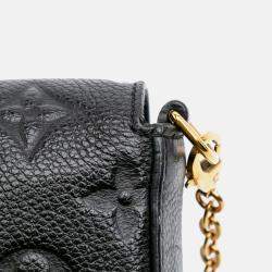Louis Vuitton Black Monogram Empreinte Pochette Felicie