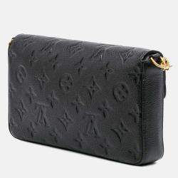 Louis Vuitton Black Monogram Empreinte Pochette Felicie