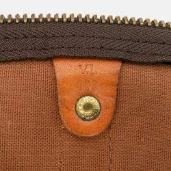 Louis Vuitton Brown Monogram Keepall 55