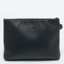 Louis Vuitton Black Aerogram Leather Takeoff Pouch