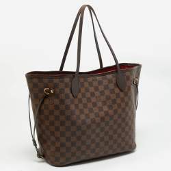 Louis Vuitton Damier Ebene Canvas Neverfull MM Bag