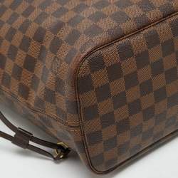 Louis Vuitton Damier Ebene Canvas Neverfull MM Bag