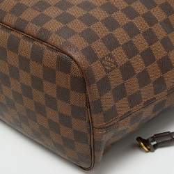 Louis Vuitton Damier Ebene Canvas Neverfull MM Bag