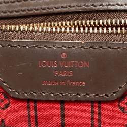 Louis Vuitton Damier Ebene Canvas Neverfull MM Bag