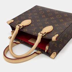 Louis Vuitton Brown Coated Canvas Monogram Sac Pla BB