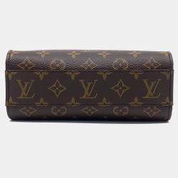 Louis Vuitton Brown Coated Canvas Monogram Sac Pla BB