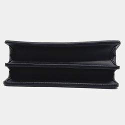 Louis Vuitton Black Leather Epi Dauphine MM bag