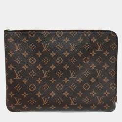 Louis Vuitton Brown Coated Canvas Etu Voyage MM bag