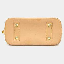 Louis Vuitton Yellow Patent Leather Vernis Alma BB bag