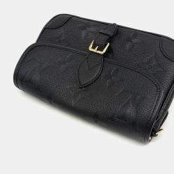 Louis Vuitton Black Leather Empreinte Diane bag