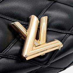 Louis Vuitton Black Leather GO-14 MM bag