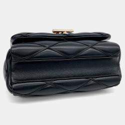 Louis Vuitton Black Leather GO-14 MM bag