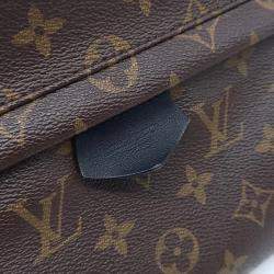 Louis Vuitton Brown Coated Canvas Monogram Palm Springs Backpack