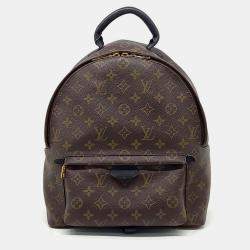 Louis Vuitton Brown Coated Canvas Monogram Palm Springs Backpack