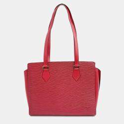 Louis Vuitton Red Epi Leather Duplex Shoulder Bag