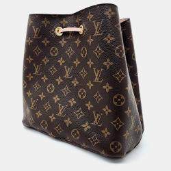 Louis Vuitton Brown Coated Canvas Monogram Neonoe bag