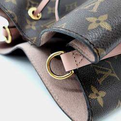 Louis Vuitton Brown Coated Canvas Monogram Neonoe bag