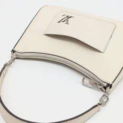 Louis Vuitton Beige Leather Epi Marel Bag
