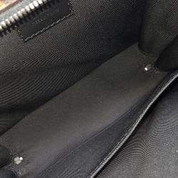 Louis Vuitton Black Brown Coated Canvas Macassar Handle Soft Trunk bag