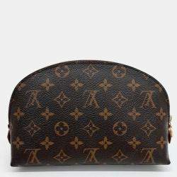 Louis Vuitton Brown PVC Monogram Cosmetic Pouch