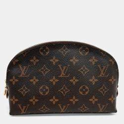 Louis Vuitton Brown PVC Monogram Cosmetic Pouch