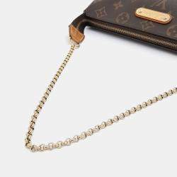 Pre Owned Louis Vuitton Brown PVC Monogram Eva Clutch