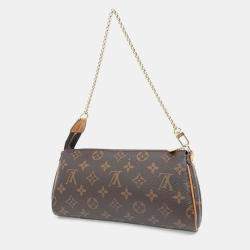Pre Owned Louis Vuitton Brown PVC Monogram Eva Clutch