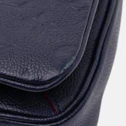 Louis Vuitton Navy Blue Monogram Empreinte Pochette Metis