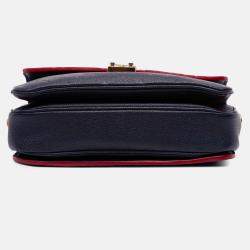 Louis Vuitton Navy Blue Monogram Empreinte Pochette Metis