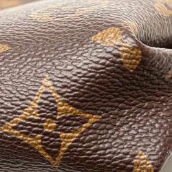 Pre Owned Louis Vuitton Brown Monogram Pallas Clutch