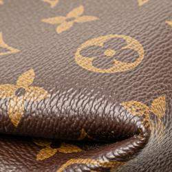 Pre Owned Louis Vuitton Brown Monogram Pallas Clutch