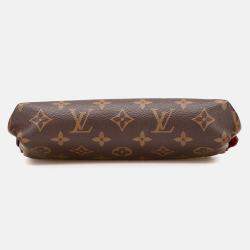 Pre Owned Louis Vuitton Brown Monogram Pallas Clutch