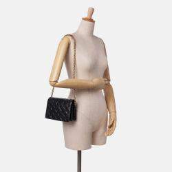 Louis Vuitton Black Monogram Embossed Pochette Coussin
