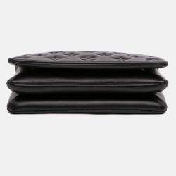 Louis Vuitton Black Monogram Embossed Pochette Coussin