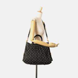 Louis Vuitton Black Monogram Denim Neo Cabby MM