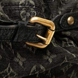 Louis Vuitton Black Monogram Denim Neo Cabby MM