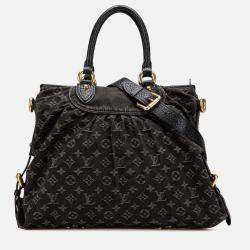Louis Vuitton Black Monogram Denim Neo Cabby MM