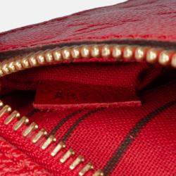 Louis Vuitton Red Monogram Empreinte Pochette Metis