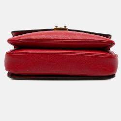 Louis Vuitton Red Monogram Empreinte Pochette Metis