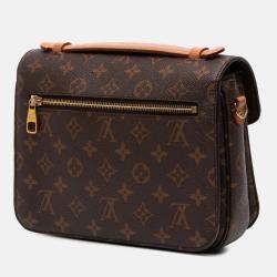Louis Vuitton Brown Monogram Pochette Metis