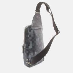 Louis Vuitton Black Damier Graphite Pixel Avenue Sling