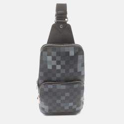 Louis Vuitton Black Damier Graphite Pixel Avenue Sling