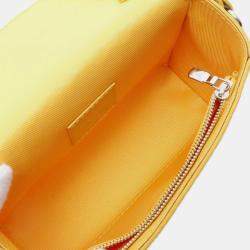 Louis Vuitton Yellow Monogram Taurillon Steamer Wearable Wallet