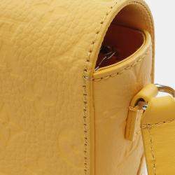 Louis Vuitton Yellow Monogram Taurillon Steamer Wearable Wallet