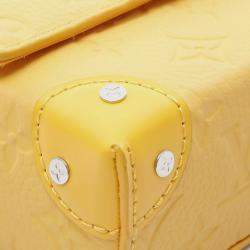 Louis Vuitton Yellow Monogram Taurillon Steamer Wearable Wallet