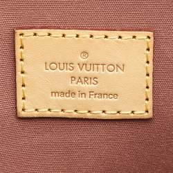 Louis Vuitton Beige Poudre Monogram Vernis Alma PM Bag
